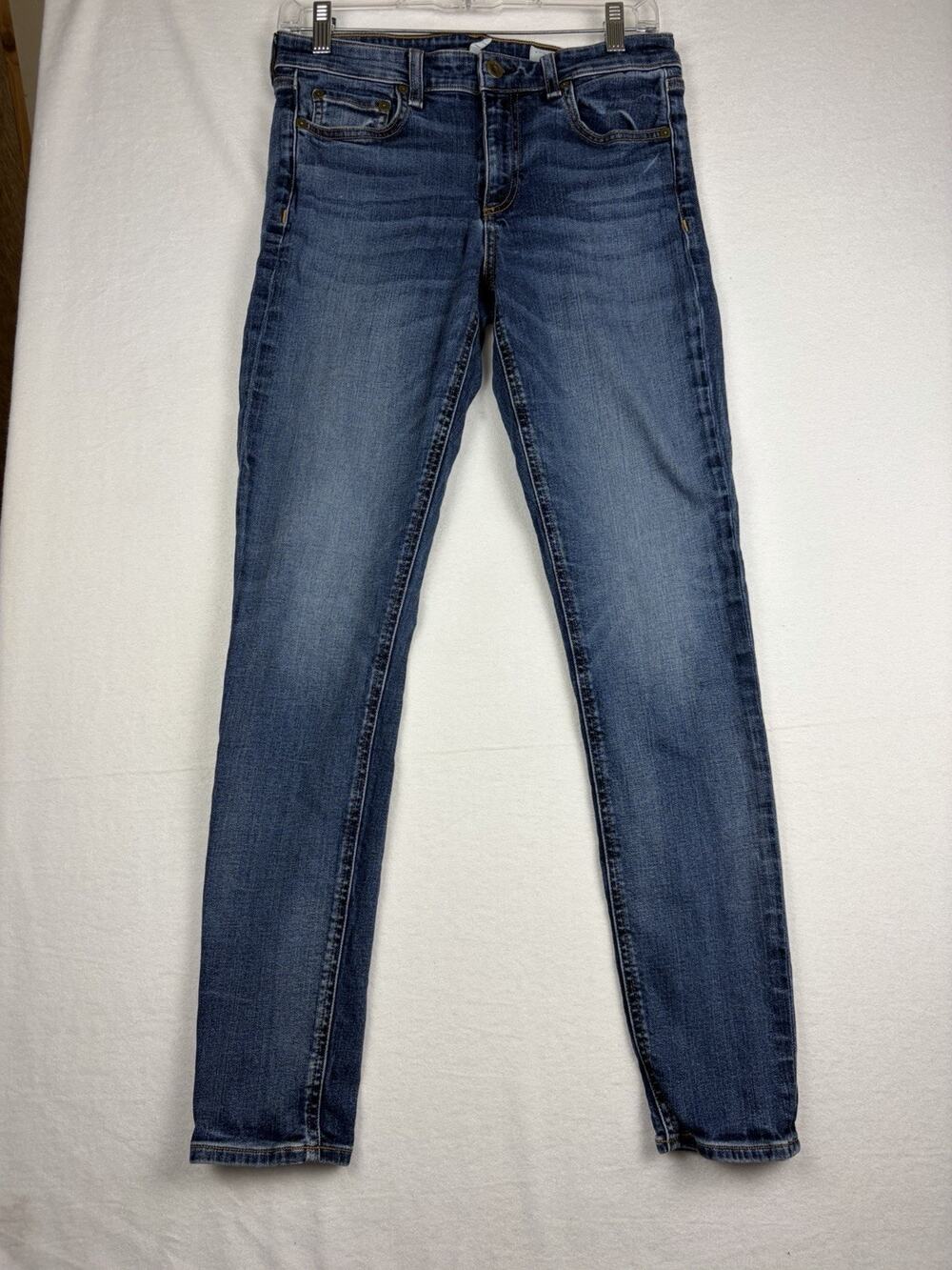 RAG & BONE Cate Mid-Rise Skinny Denim Blue Jeans Women's SIZE 28